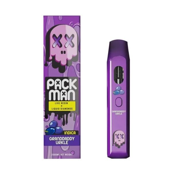 Pack Man Granddaddy Urkle ( INDICA) - Disposable Cart