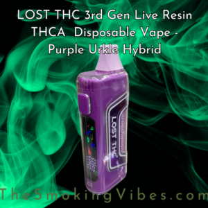LOST THC 3rd Gen 7gr Live Resin THCA D8 THCP Disposable Vape - Purple Urkle Hybrid