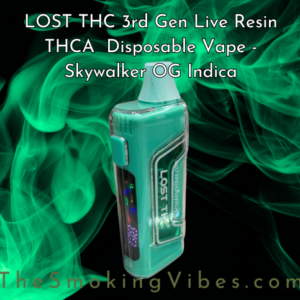 LOST THC 3rd Gen 7gr Live Resin THCA D8 THCP Disposable Vape - Skywalker OG Indica