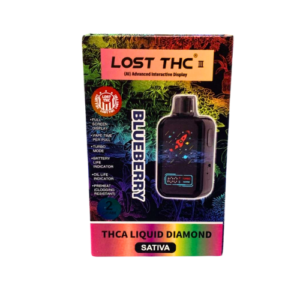LOST THC 3rd Gen AI 2gr Live Resin Disposable Vape - Blueberry Sativa