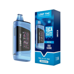 LOST THC V3 7.5gr Live Concentrate Disposable Vape Blue Slushie Indica