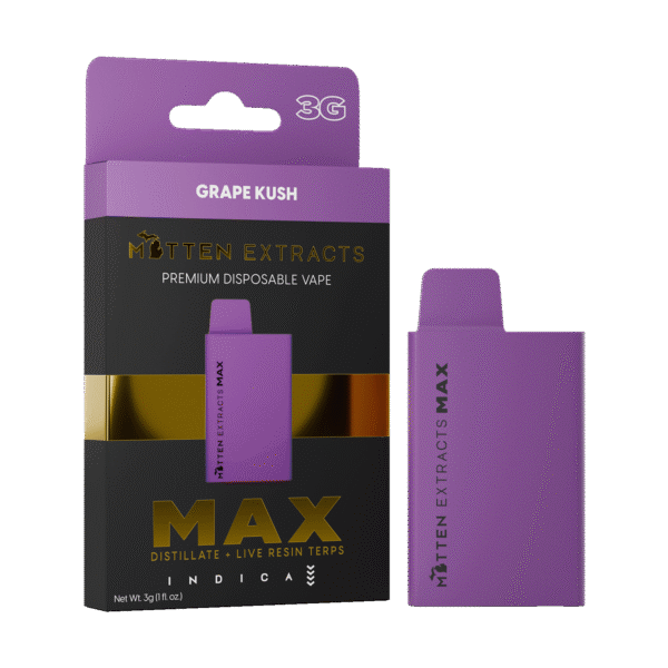 Grape Kush MAX Disposable Vape